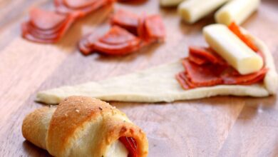 طريقة عمل كرواسون البيبروني