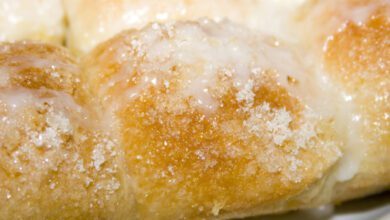 طريقة عمل خبز الليمون بصوص الليمون بالصور