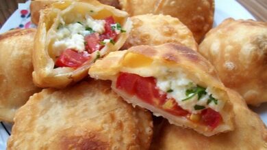 فطائر الجبن المقلية سهلة وبسيطة