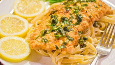 طريقة عمل بيكاتا الدجاج