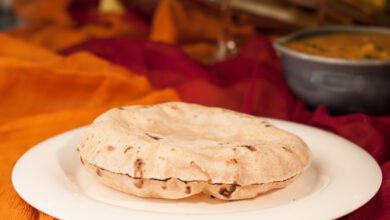 خبز الروتي الهندي لمحبي الأكلات الهندية