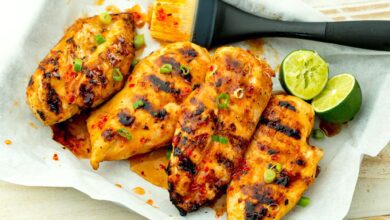 دجاج بالليمون ودجاج بالارز والخضار