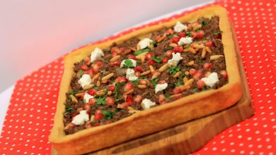 طريقة عمل تارت اللحمة المفرومة تحفة وخفيف