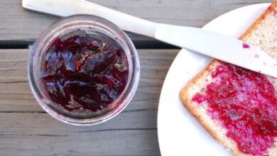 طريقة عمل مربى العنب الاحمر بالصور