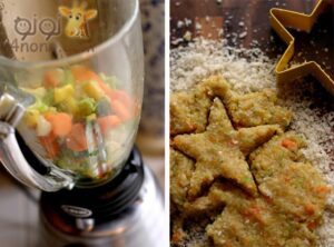 ناجتس الفراخ بالخضار