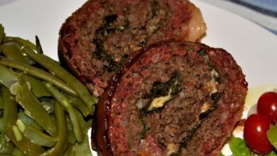 طريقة عمل رول اللحمة بالخضار