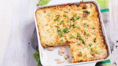 طريقة عمل عجة التونة