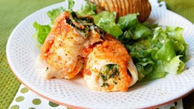 سمك فيليه محشي بالفلفل