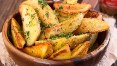 بطاطس روستو بالجبنة البارميزان