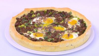 طريقة عمل تارت اللحمة