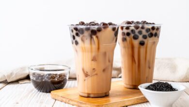 طريقة عمل شاي الفقاعات بالخطوات مصورة