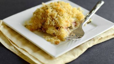 طريقة عمل مكرونة الكوردن بلو بالصور