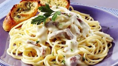 مكرونة بصوص الجبنة