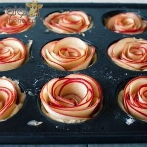 طريقة عمل تارت وردة التفاح