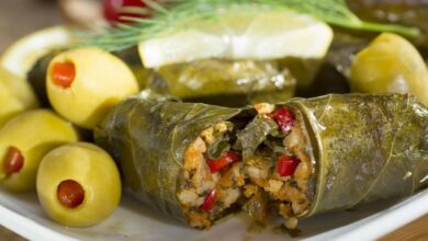 طريقة عمل ورق العنب السوري بخطوات سهلة