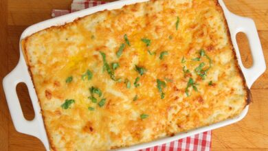 طريقة عمل مكرونة بالبشاميل