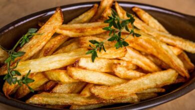 بطاطس محمرة دايت بنفس طعم البطاطس العادية