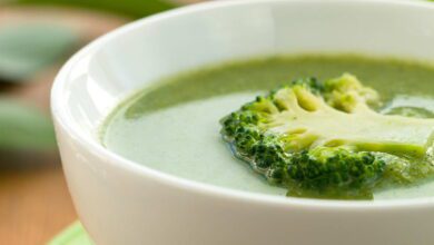 شوربة البروكلي الحارقة للدهون للشيف سالي فؤاد