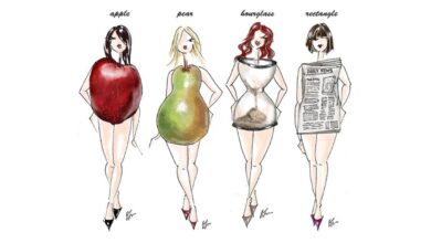 طريقة اخفاء عيوب الجسم بالملابس