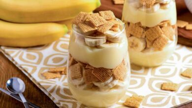 طريقة عمل بودنج الموز